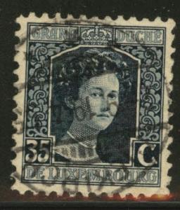 Luxembourg Scott 103 used from 1914-17 set