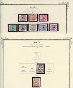 Malta Collection on Scott Specialty Pages