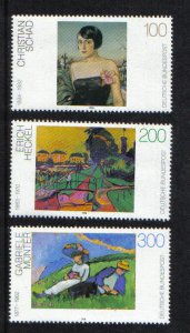 Germany  #1863-1865  MNH  1994  German paintings  3rd series