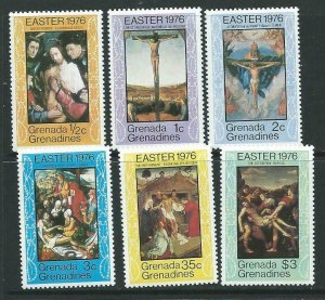 GRENADA GRENADINES SG169/74 1976 EASTER MNH 