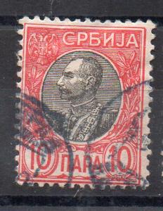 SERBIA - 1905 - PETER 1st KARAGEORGEVICH - 10 - Used -