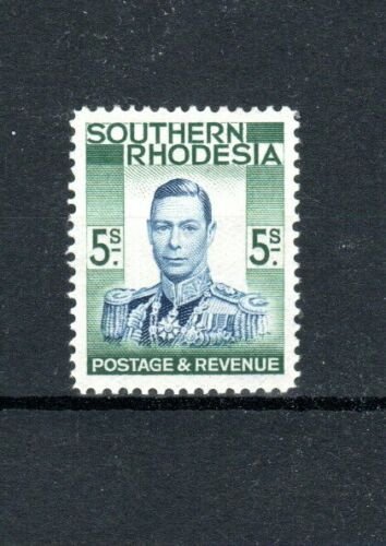 Southern Rhodesia 1937 5s King George VI Mlh 