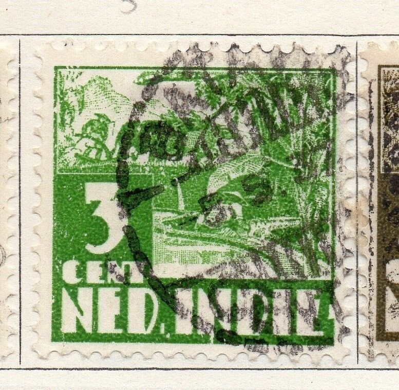 Dutch Indies 1933-34 Early Issue Fine Used 3c. 089911