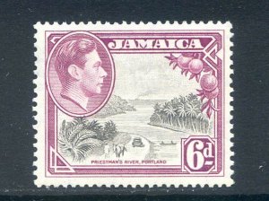 Jamaica 6d Grey & Purple SG128a Unmounted Mint