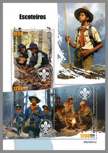 GUINEA-BISSAU 2023 MNH IMPERF. Scouts M/S #631a