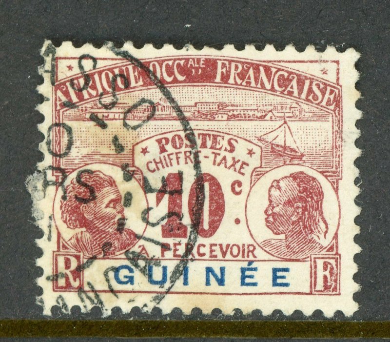 Guinee 1906 French Guinee 10¢ Postage Due Scott #J9 VFU I784
