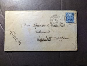 1913 Brazil Cover Petropolia to Lippstadt Westfalen Germany