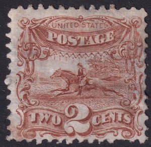 #113 Mint OG, Fine+, 1 short perf, corner crease (CV $500 - ID41879) - Joseph...