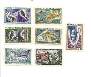 Monaco 521-527 MNH