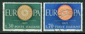 Italy Scott # 809 - 810, used