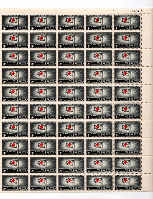 USA 1963 MNH Sc 1239 Full Sheet of 50