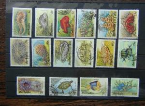 Barbados 1985 Marine Life set to $10 Used