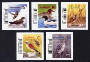 Slovenia Sc# 1043-7 MNH Birds (S/A)