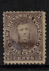 New Brunswick #5 Mint Fine Unused (No Gum) Artfully Repaired *With Certificate*