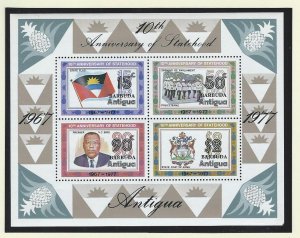 Barbuda sheetlet mnh  SC 327a