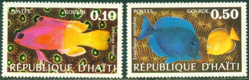 HAITI 673-4 MNH BIN $1.40
