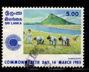 Sri Lanka #670 Commenwealth day - Harvesting - Used