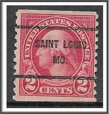 US Precancel #599-61 St Louis MO Coil Used