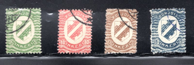 North Ingermanland  #1-4     VF, Used, CV $14.00  .....   4480001