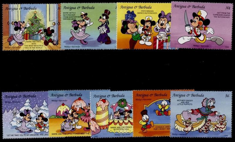 Antigua 1742-50 MNH Disney, Christmas, Mickey's Nutcracker