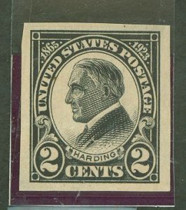 United States #611 Unused Single