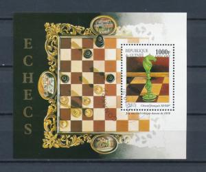 Guinea 1997  Scott 1409g sheet of 1 CTO - Chess piece