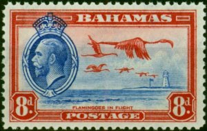 Bahamas 1935 8d Ultramarine & Scarlet SG145 V.F MNH