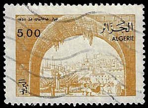 Algeria #781 Used HR; 5d View of Algiera (1989)