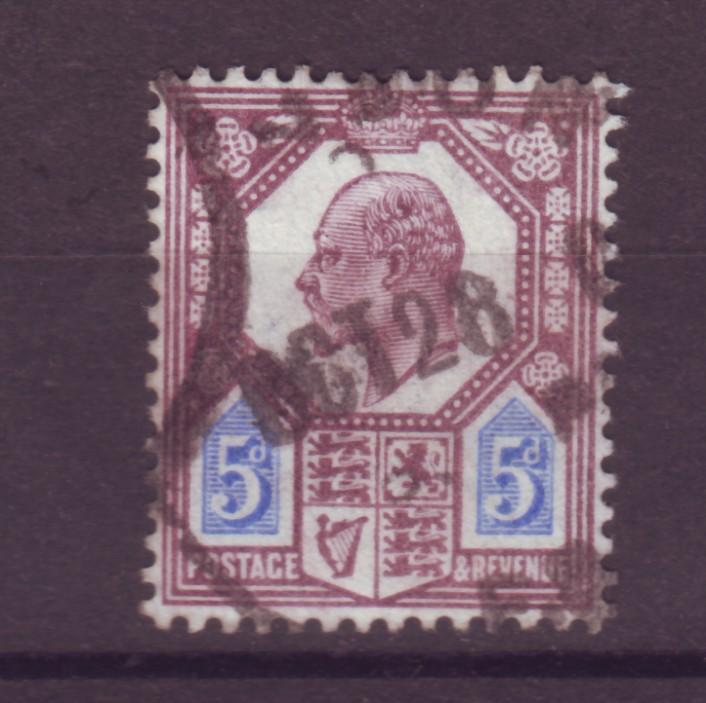 J17654 JLstamps 1902-11 great britain used #134 KEVII