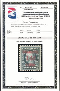 US #K7 Mint NH w/PSE 85 Cert