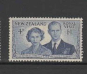 NEW ZEALAND #287 1953 4p ROYAL VISIT MINT VF NH O.G