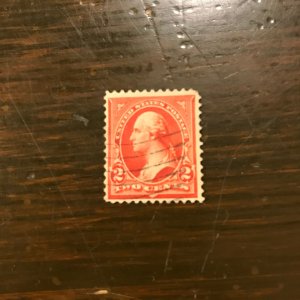 US SC 252 Used - 2¢ Washington - (5) - XF/Superb
