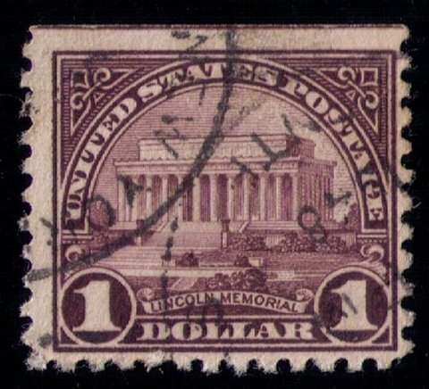 US SCOTT #571 USED $1 F-VF