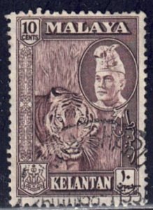 Malaya Kelantan #89 Used Single Stamp