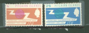 Pitcairn Islands #52-53 Unused Single (Complete Set)