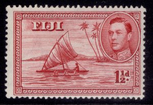 FIJI GVI SG252a, 1½d deep carmine, M MINT.