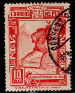 Peru  Scott 360 Used Cormorant bird stamp