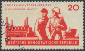 German Democratic Republic  SC# 600  CTO People Army   see details & scans