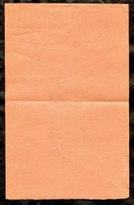 p901 - CACHE CREEK BC 1889 Split Ring on Letter Bill