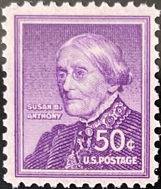 Scott #1051 1955 50¢ Liberty Series Susan B. Anthony MNH OG