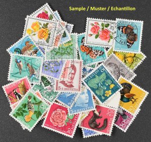 Switzerland 50 different semipostals stamps Pro Juventute, all used, all sound
