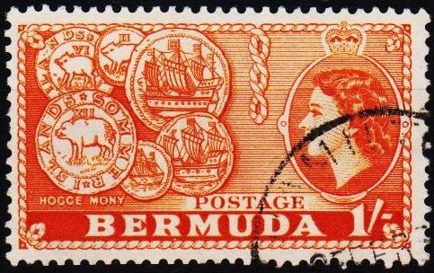 Bermuda. 1953 1s S.G.144 Fine Used