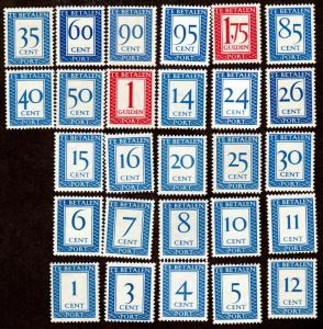 Netherlands # J80-J106 Mint Never Hinged!
