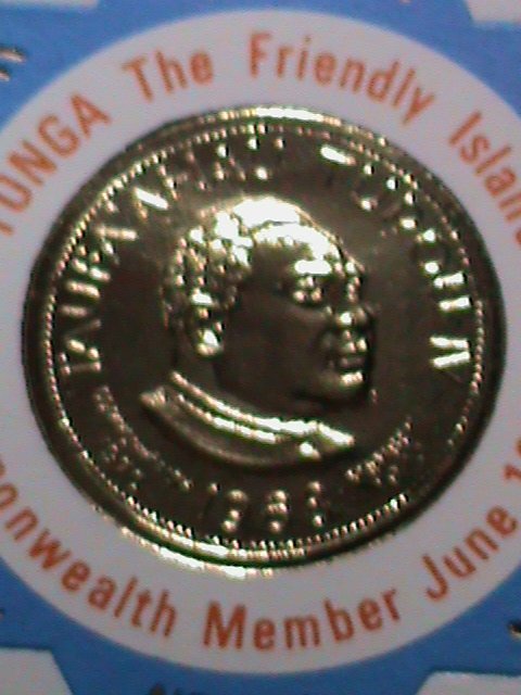 ​TONGA 1970 -SC#C73 KING TAUFA'AHAU TUPOU IV MEDAL- MNH-VERY FINE-