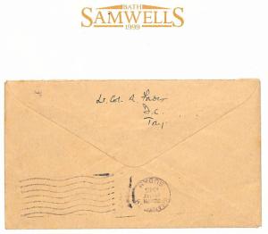 SUDAN MILITARY WW2 Cover 1945 Lt Col PITMAN *Game Warden* Undercover Mail MS3217