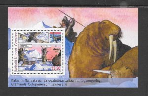 GREENLAND #544a COMIC STRIP S/S  MNH