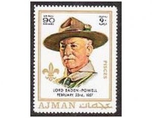 Ajman 786 Michel,MNH. Lord Baden-Powell,1971.