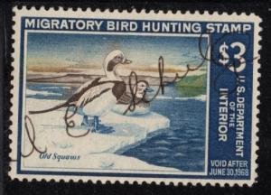 US Stamp #RW34 - PHABULOUS Pair of Old Squaw Ducks