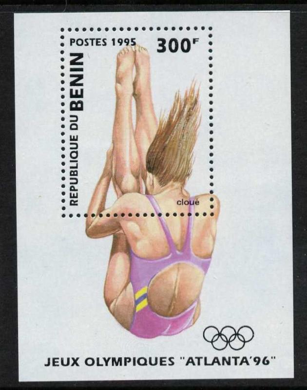 Benin 734-40 MNH Sports, Olympics, Tennis, Baseball, Diving, Swimming