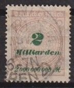 Germany Sc.# 295 Mi 326 used L24